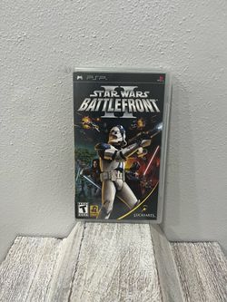 Star Wars Battlefront II Sony PSP Game Complete CIB Black Label