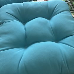 4 Big Patio Cushions 
