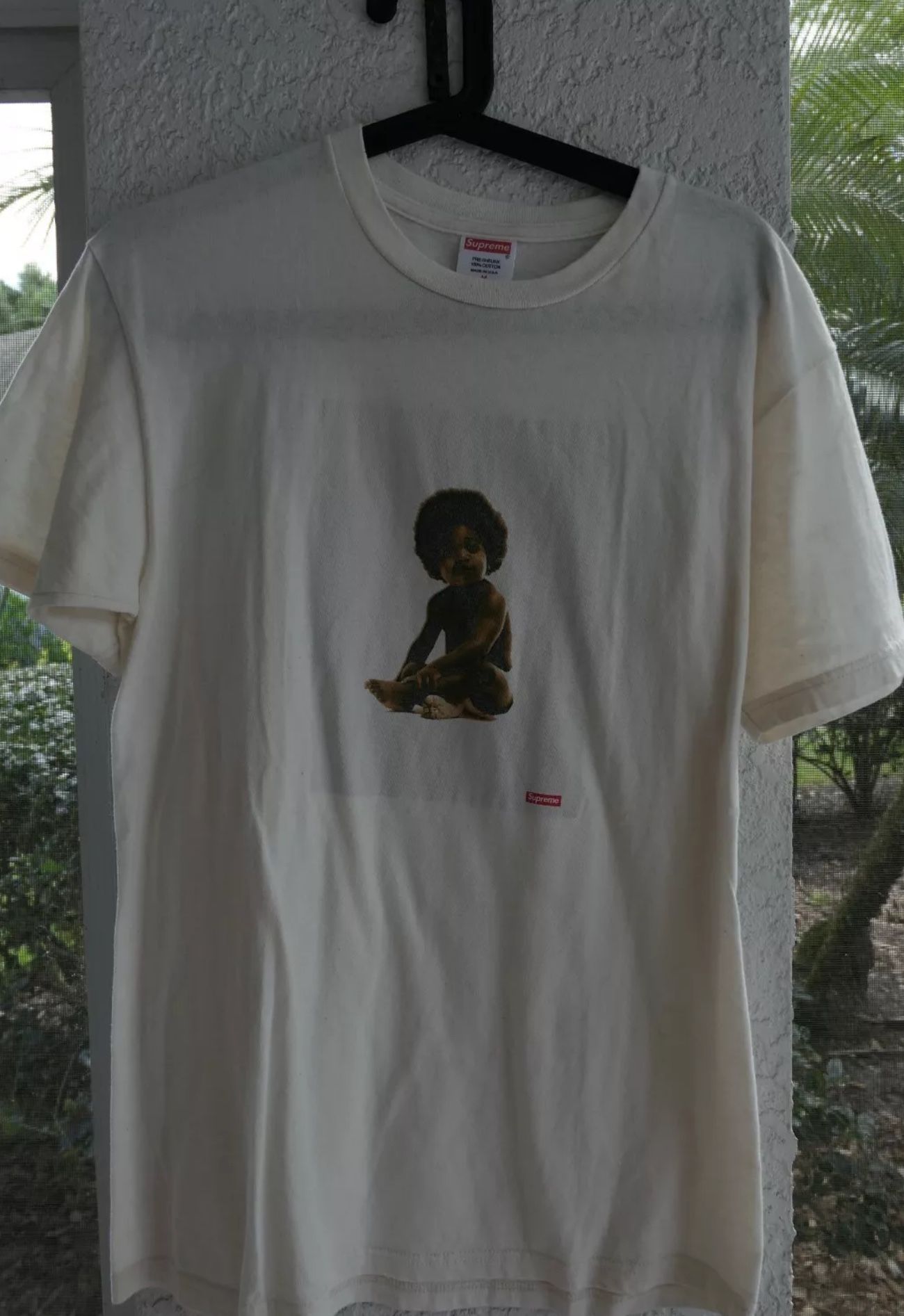 Supreme Biggie Smalls Notorious BIG Tee Shirt Size M 100% Authentic White