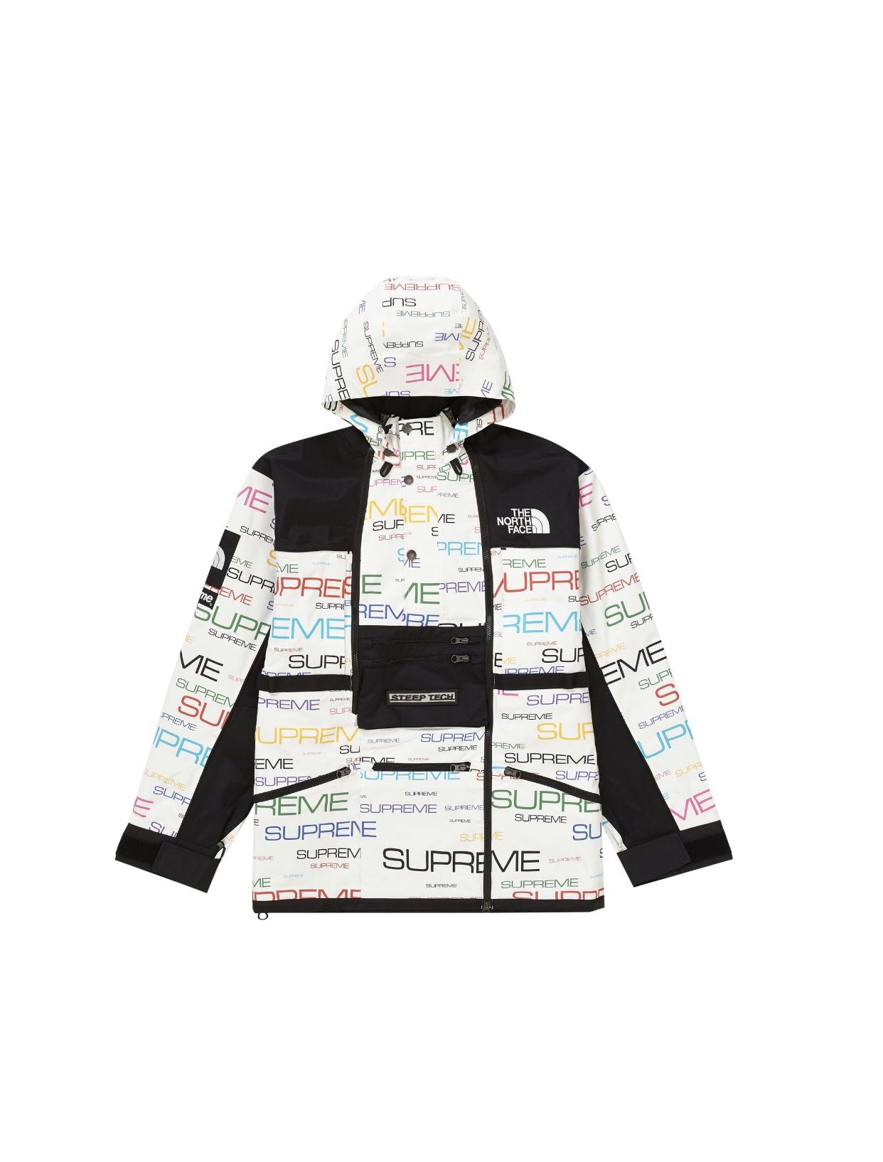 SUPREME THE NORTH FACE STEEP TECH APOGEE JACKET - WHITE
