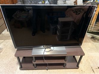 Samsung TV and stand