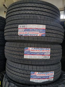 Tengo un set de llantas nuevas 245 75 16 de la marca americana