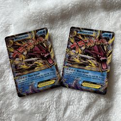 M Gyarados EX - 27/122 - Ultra Rare Mint Condition Set Of 2 