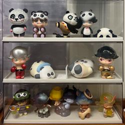 POP MART Figure Lot - Kongfu Panda Dimoo ShinWoo Panda Series Collectibles 14pcs