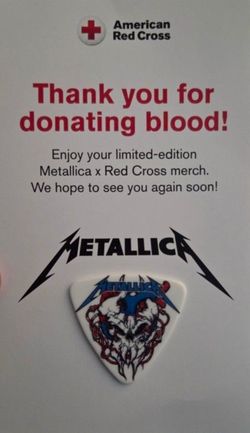 Limited Edition Metallica Guitar Pick