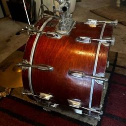Vintage 1980s Tama Mahogany Superstar Drums