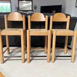 Rare 1970’s Padova Bar Stool & Chair Set By Hank Lowenstein