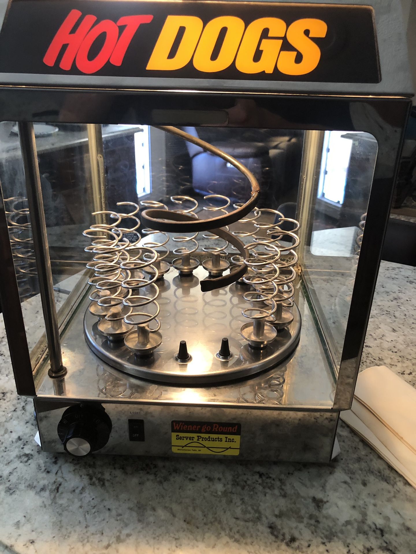 Wiener Go Round Hot dog machine