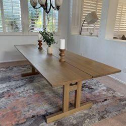 Large Farmhouse Style Dining Table 