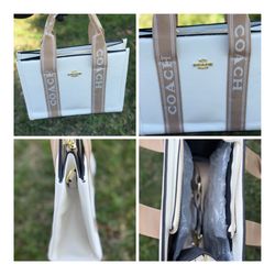 New White Coach Tote Bag