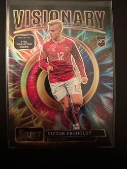 2025-26 Select World Cup Victor Froholdt Visionary Case Hit SP Denmark fifa prizm World Cup