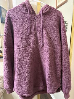 Sherpa Half-Zip Hoodie Pullover
