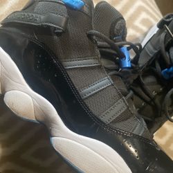 Jordans 6 black university blues
