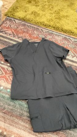 Scrub set 2x grey
