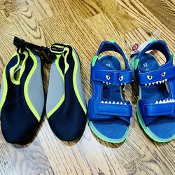 NEW Size 12 Boys Sandals And Water Shoes
