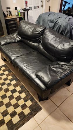 Used Leather Love Seat
