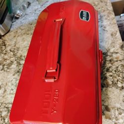 Red Construction Job Toolbox