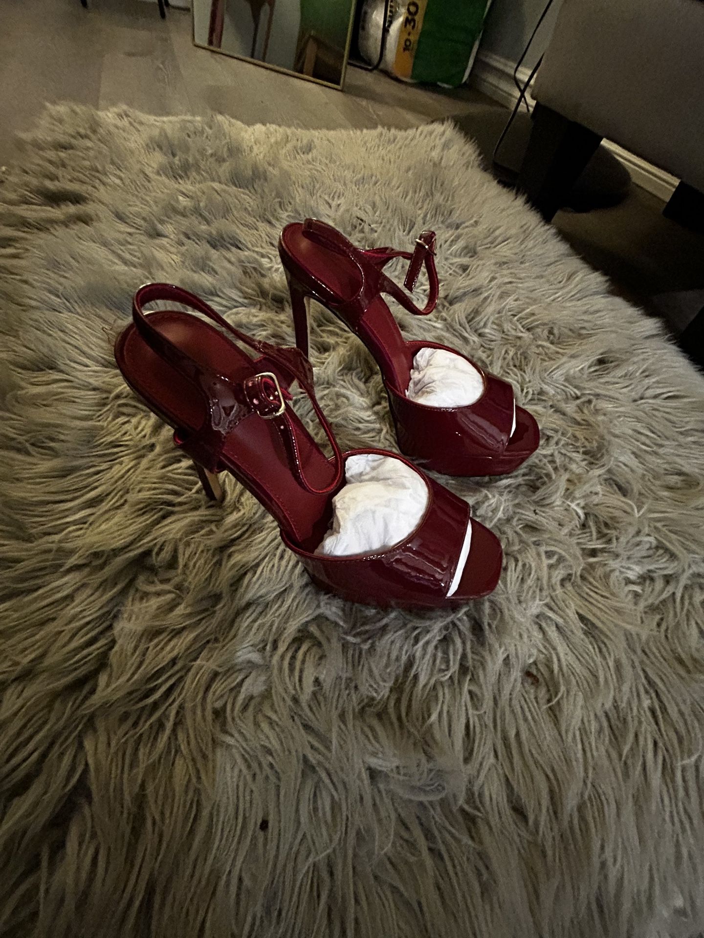 Burgundy Heels