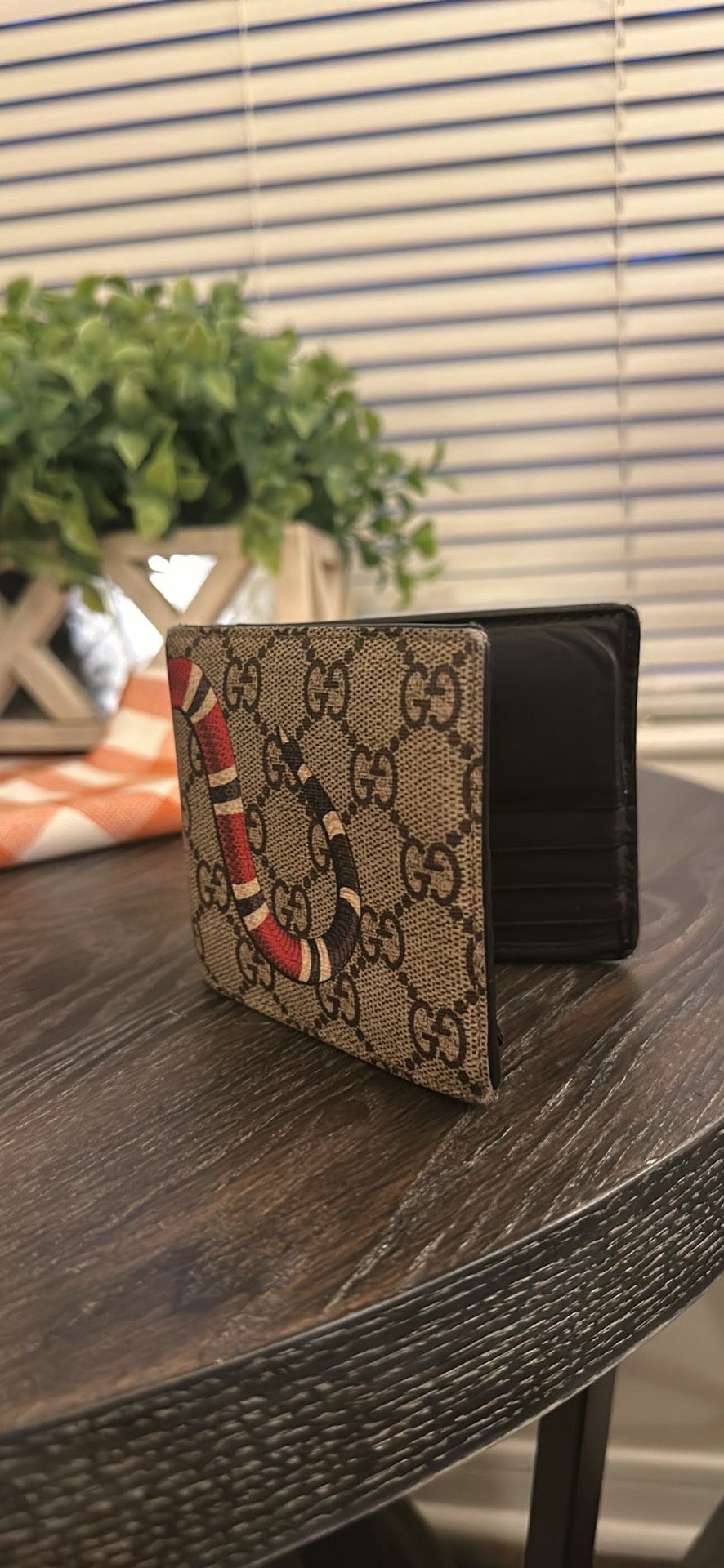 Gucci Snake Men’s Bifold Wallet