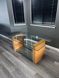 3 Tier Glass TV Stand