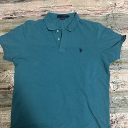 U.S.P.A  Dark teal  Polo shirt