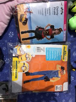 Kevin minion brand new in the package $8.00 size small 4-6 yrs