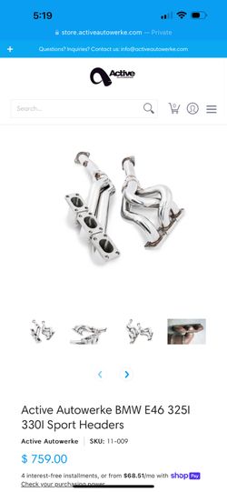 E46 Headers