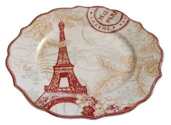 Paris Eiffel Tower Decorative Ceramic Plate