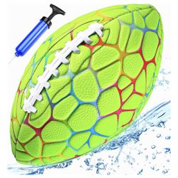 Pool Beach Water Football - Strong Grip Waterproof Football for All-Weather Play Pool Toys Beach Games Outdoor Sports Lake Toy Christmas Birthday Gift