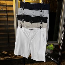 Callaway Golf Shorts, Size 36, 5 Pair For 1 PRICE!