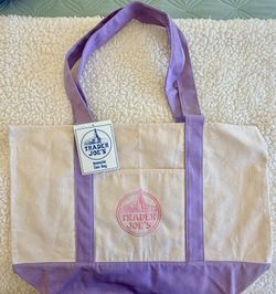 Brand New Large Lavender Trader Joes Tote