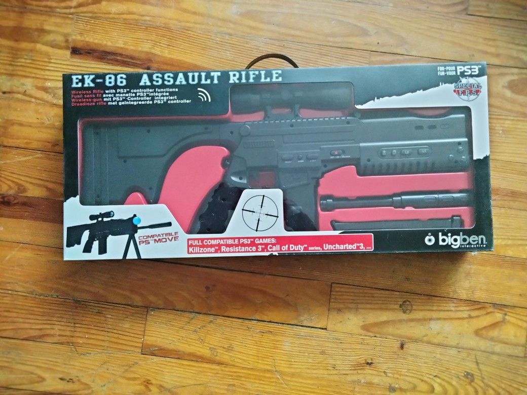 Rare Ek 86 Assault Rifle PLAYSTATION 3 PS3 New controller