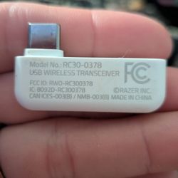 Wireless USB-C dongle for the Razer Barracuda X Gaming Headset