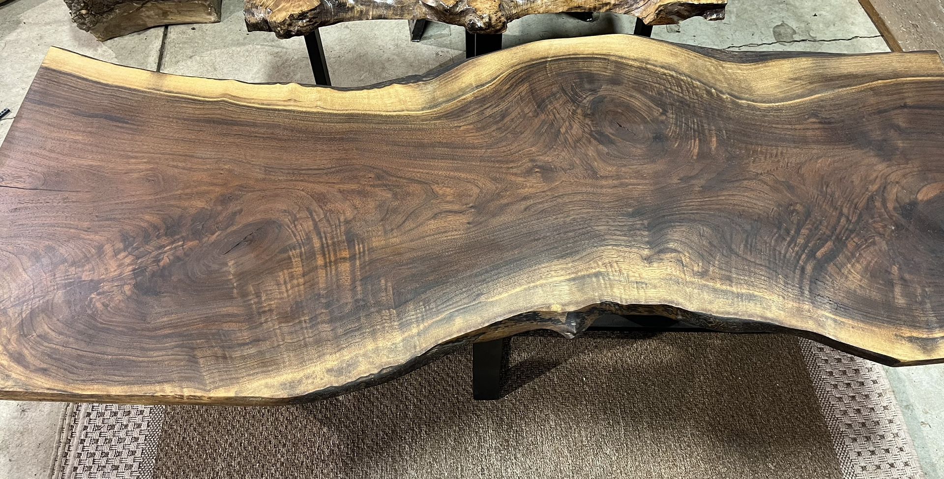 Live edge Black Walnut coffee table 