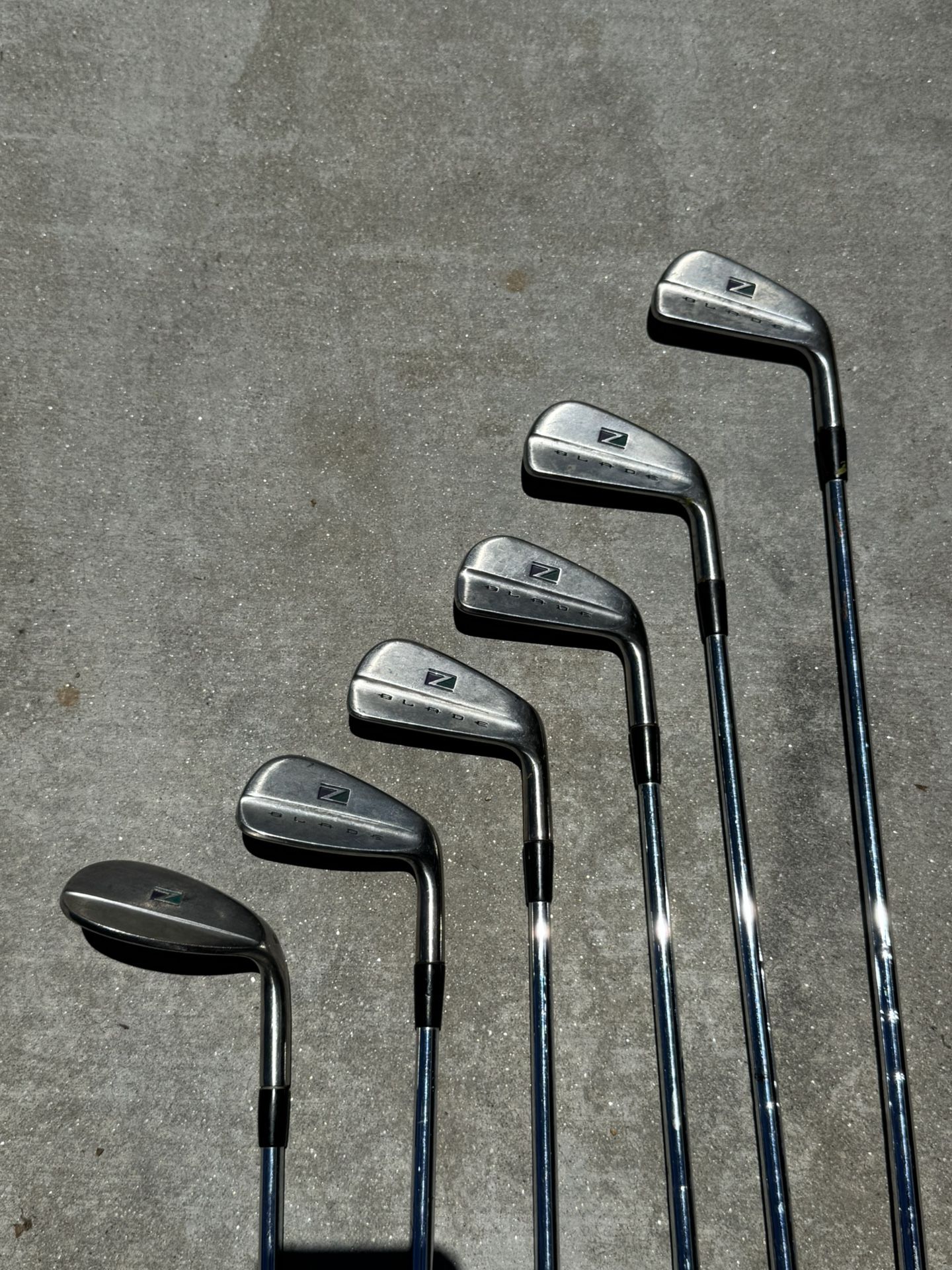 Rare Zevo Z Blade Iron Set (3–6, 8, L)