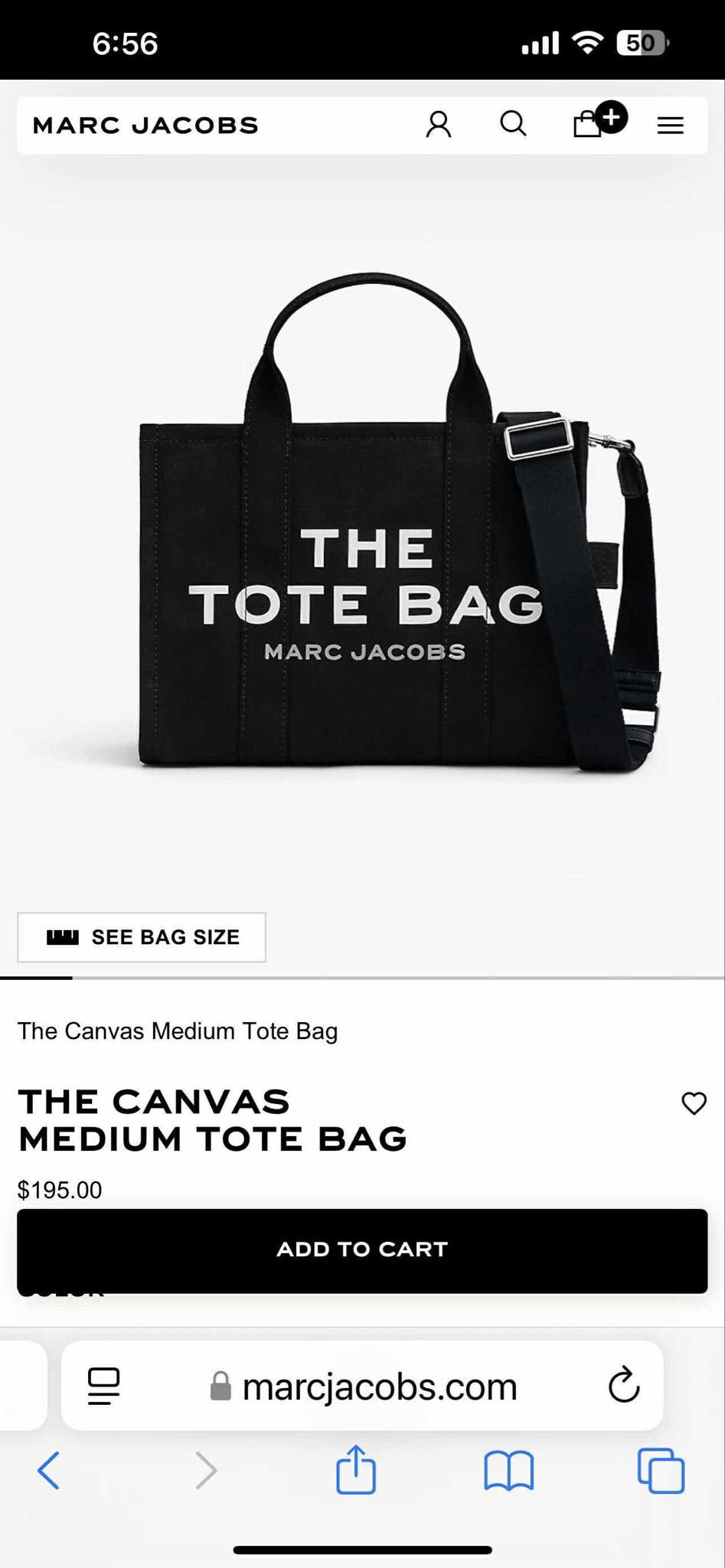 Marc Jacob’s Tote Bag