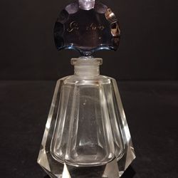 Vintage Glass Lidded Perfume Bottle