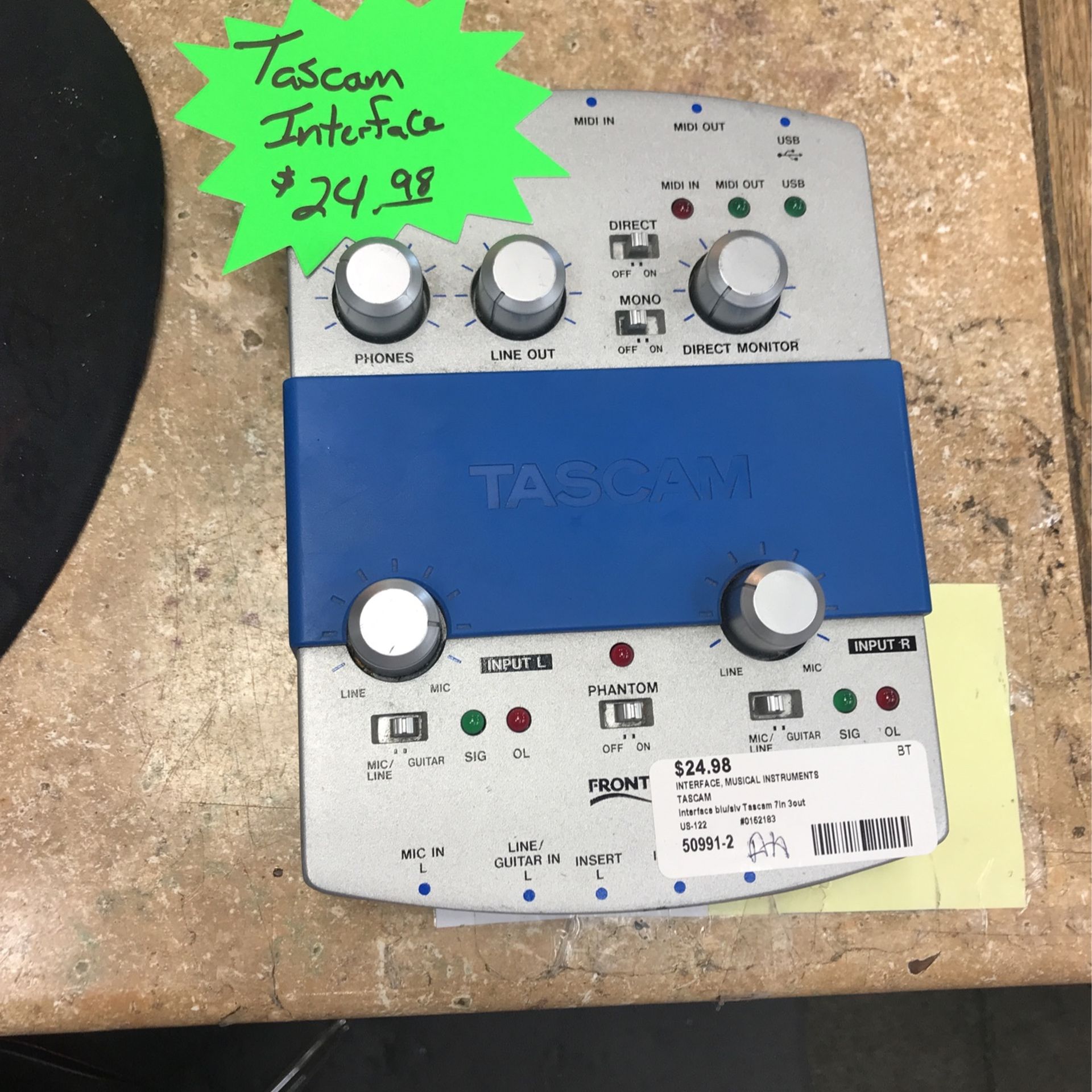 Tascam Us-122 Interface