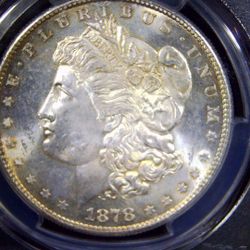 1878‑S Morgan Silver Dollar – MS64 PCGS – Sharp Strike
