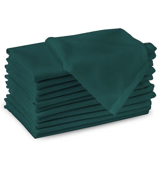 80 Emerald Green Cloth Napkins