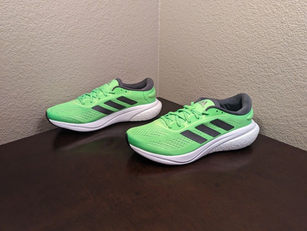 Adidas SUPERNOVA Running Shoes GW9092 Solar Green Men's Size 10 - Main Image
