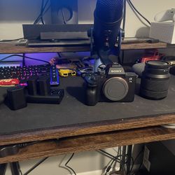 Sony a7iii with kit lens 