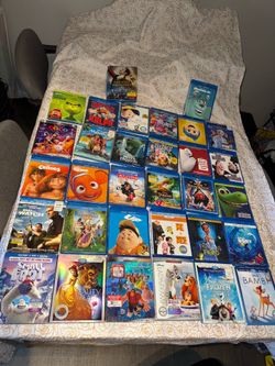 Title (80 characters) 32 Blu-ray Movie Lot Disney Pixar DreamWorks Kids Family