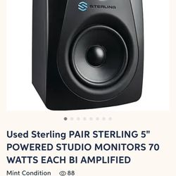 Two 5” Sterling Mx5 