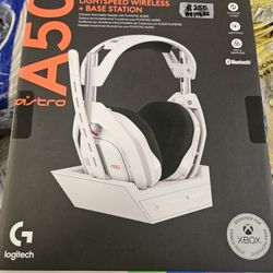 Logitech G Astro A50 Omni-Platform Wireless Gaming Headset + Base Station for PS5, Xbox, PC: PLAYSYNC Audio Switcher, <16 bit/48kHz (Console), <24 bit