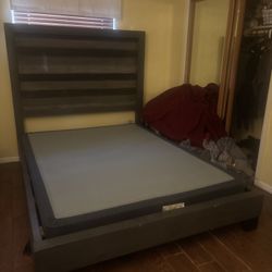 Queen bed-frame and dresser set 