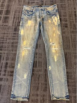 Men’s Purple Brand Jeans  Size 34 100% Real Authentic