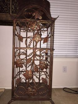 Bottle and wine glass rack reduce 150.00