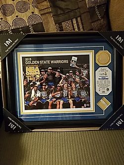 Golden State Warriors 2015 Highland Mint Plaque