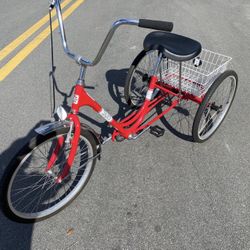 LIKE NEW.   Sun 3 Wheeler Bike Like New Traditional Trike 24